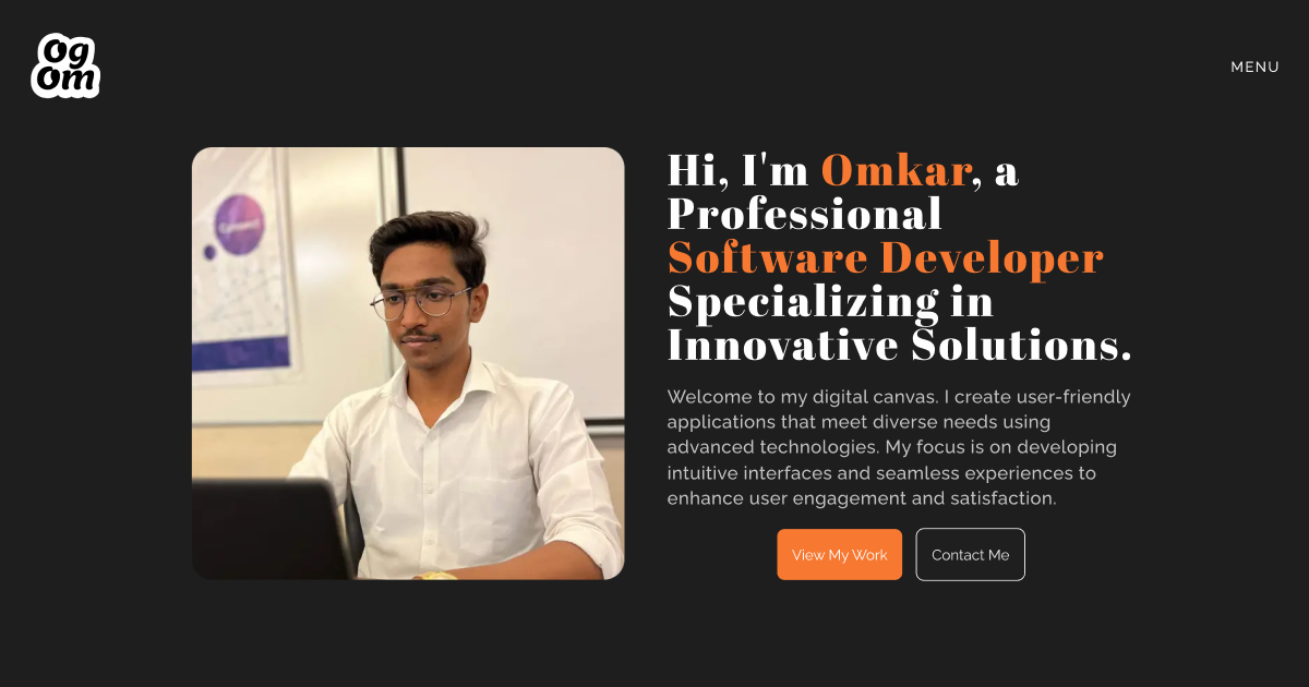 Omkar Lande | Software Developer Portfolio